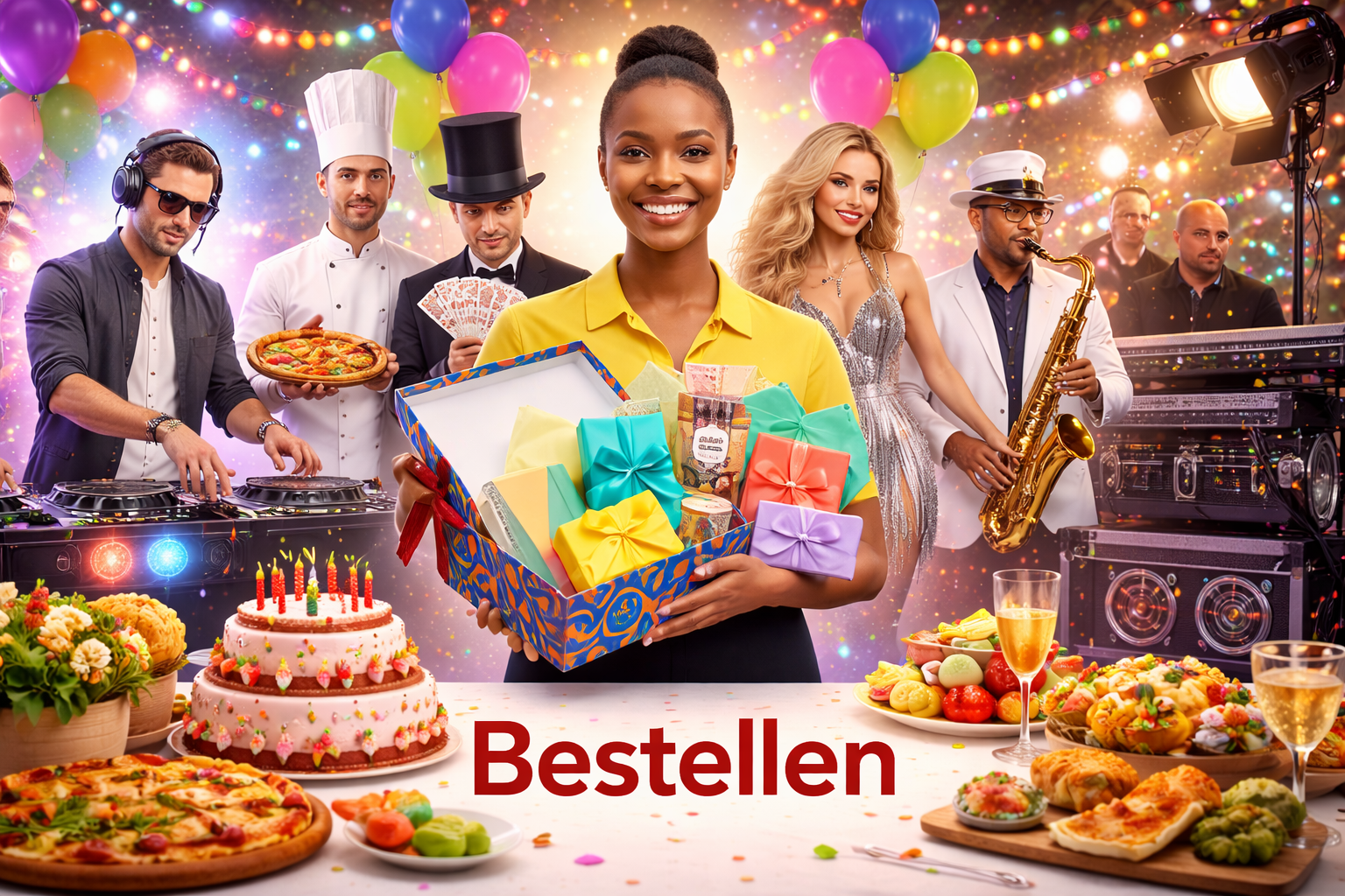 Bestellen – Feier, Catering, Unterhaltung & mehr
